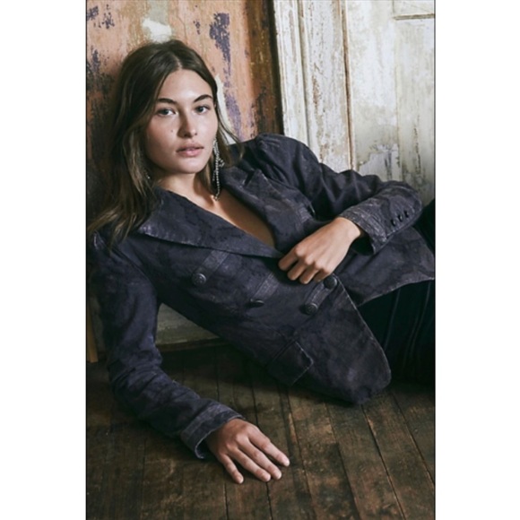 NWOT Free People James Military Inspired Blazer Size‎ XS - Picture 1 of 12